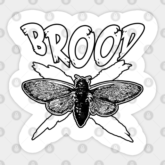 Brood X Cicadas! Sticker by GodsBurden